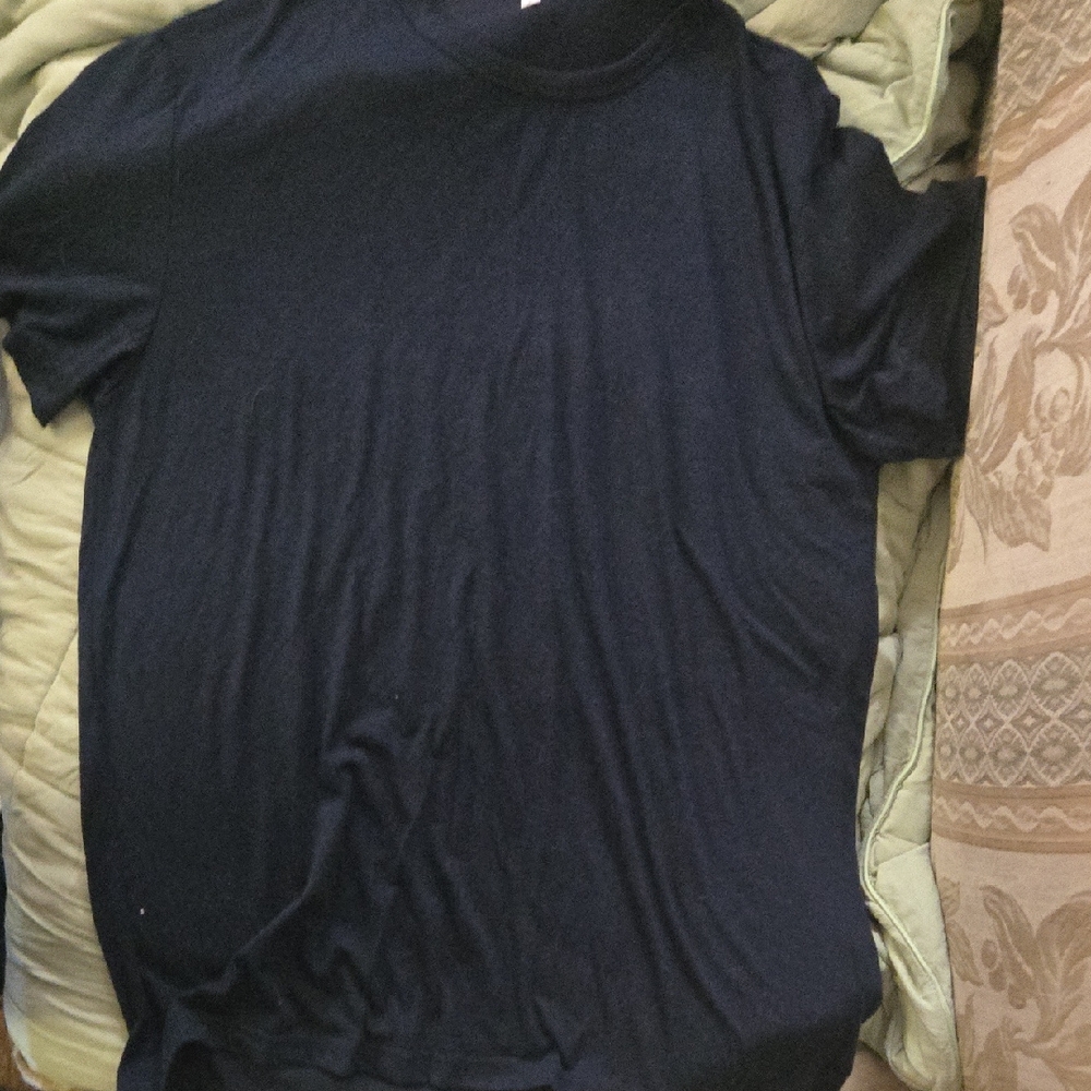 Black Men's Short Sleeve Shirt Large